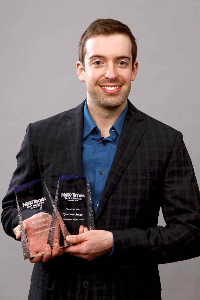 Patrick Finlon. (Accepting awards for Play of the Year and Director of the Year - Professional) Syracuse Stage.