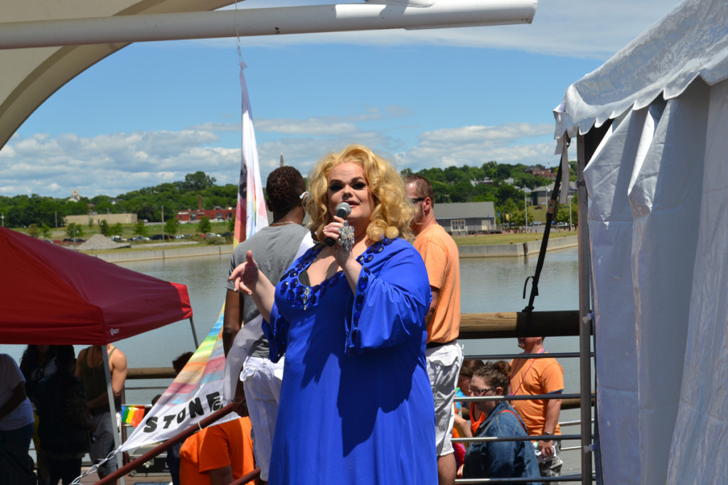 Darienne Lake. CNY Pride Festival. Photo by Bill DeLapp | Syracuse New Times