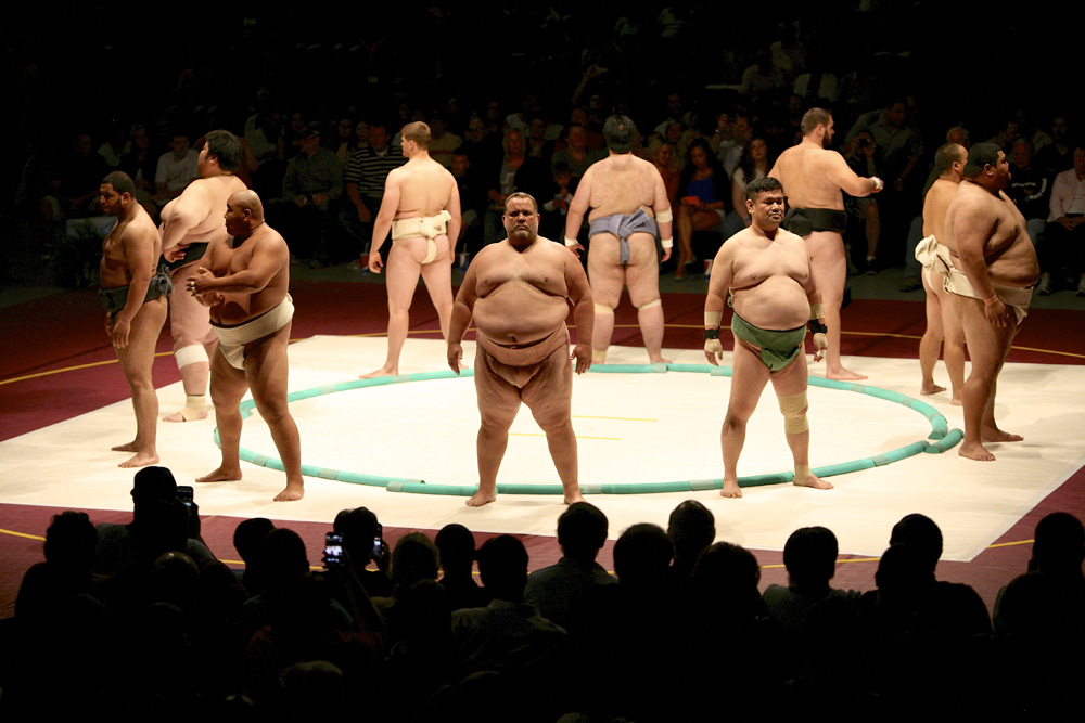 Sumo Wrestling at the Turning Stone Casino | Michael Davis Photo