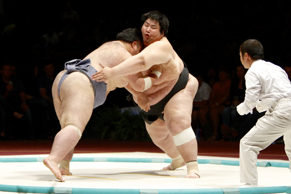 Sumo Wrestling at the Turning Stone Casino | Michael Davis Photo