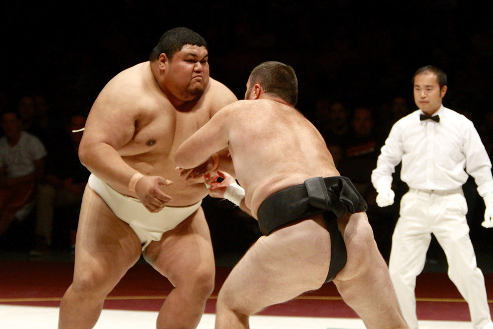 Sumo Wrestling at the Turning Stone Casino | Michael Davis Photo