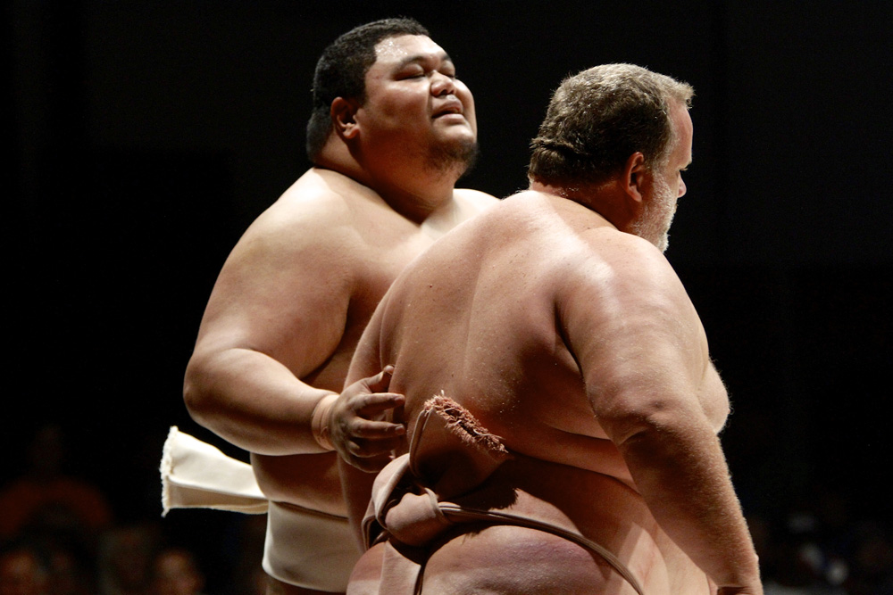 Sumo Wrestling at the Turning Stone Casino | Michael Davis Photo