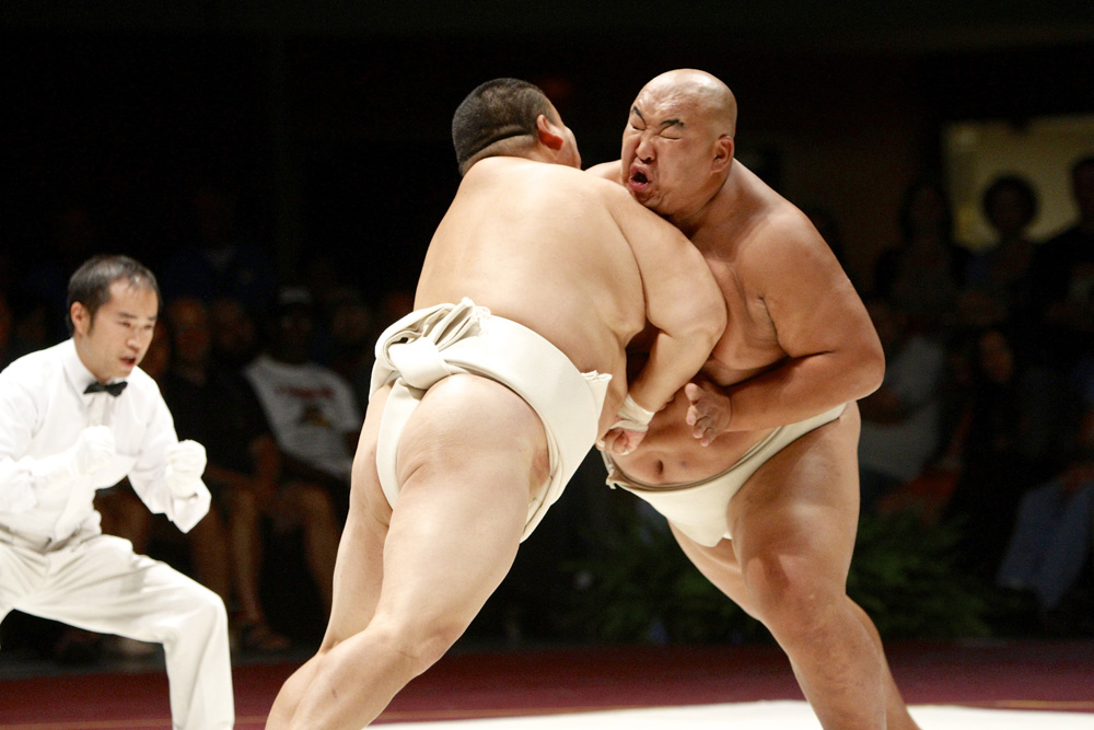 Sumo Wrestling at the Turning Stone Casino | Michael Davis Photo