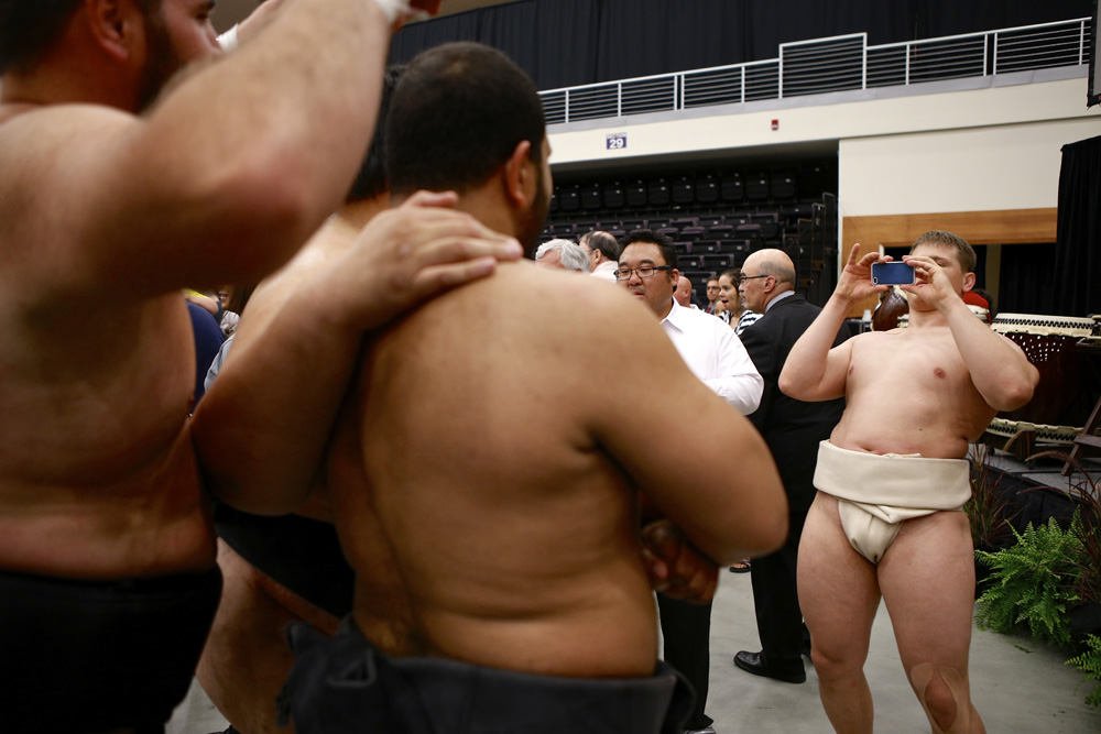 Sumo Wrestling at the Turning Stone Casino | Michael Davis Photo