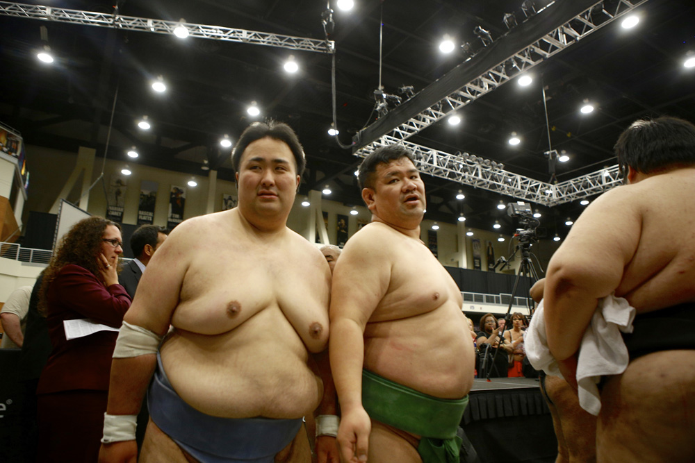 Sumo Wrestling at the Turning Stone Casino | Michael Davis Photo