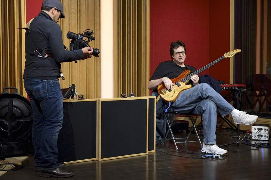 Studio Jams - Bassist Jeff Berlin. Michael Davis Photo | Syracuse New Times