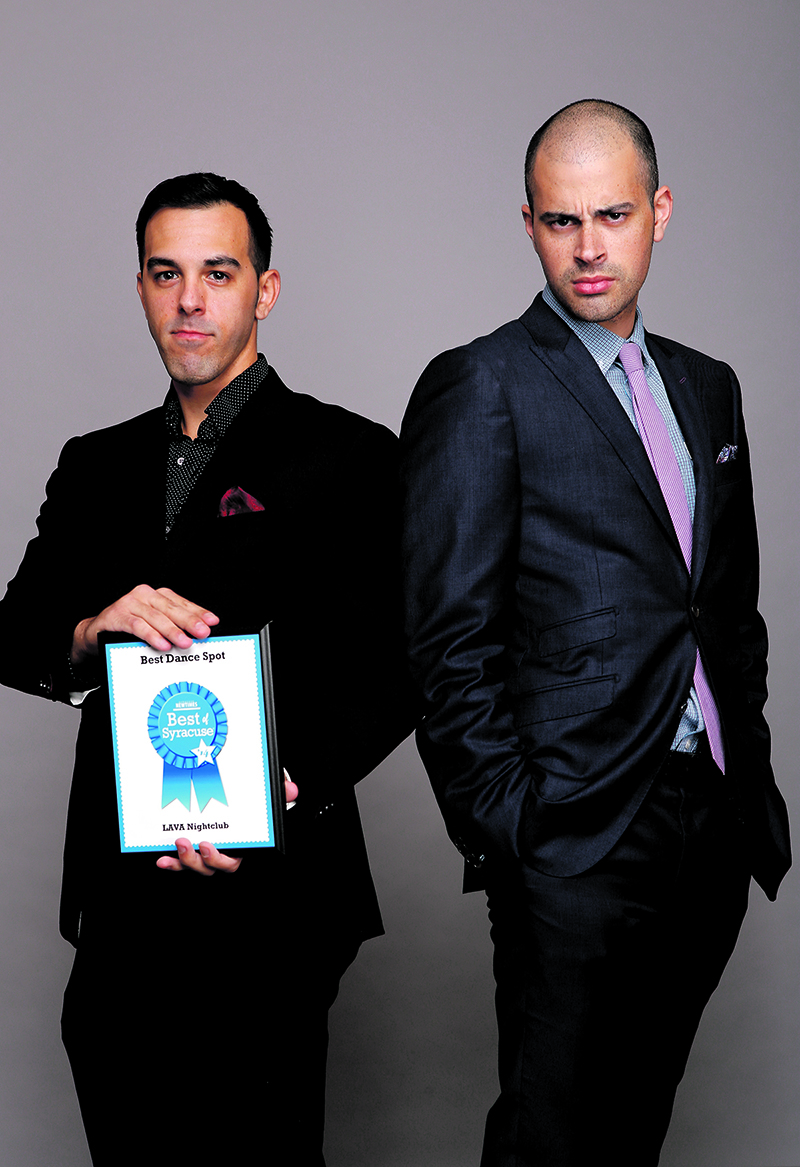 Best Dance Spot - LAVA Nightclub Pictured: Justin Yoemans and Joe Campbell Michael Davis Photo | Syracuse New Times