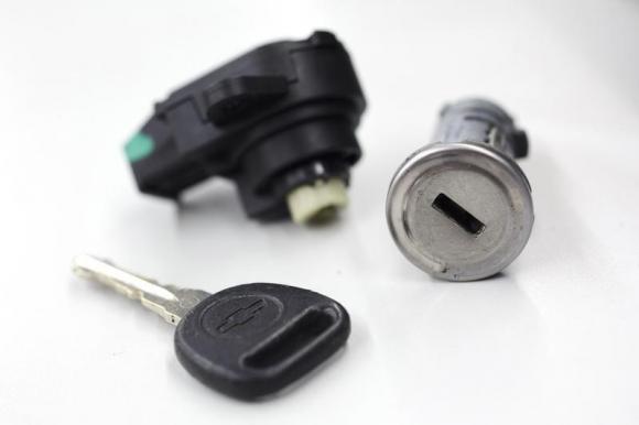 A recalled Chevy Cobalt ignition switch is seen at Raymond Chevrolet in Antioch, Illinois. REUTERS/John Gress