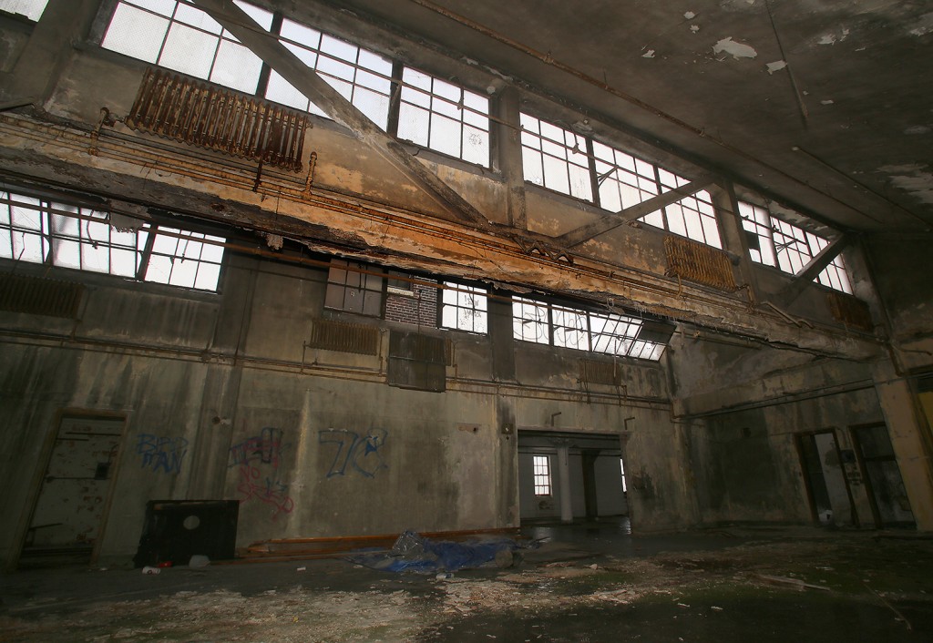 Two-story lofts are planned for the fourth floor of the C.G. Meaker Food Co. warehouse, taking advantage of windows in the building's monitor roof.