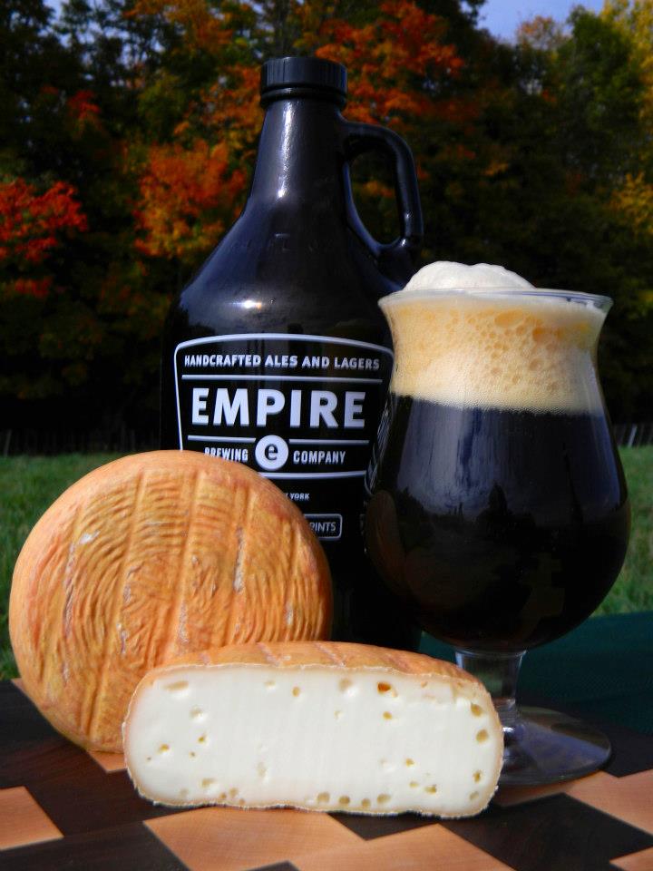 Washed Rind Sheep’s milk cheese in the style of a Reblochon from Meadowood Farms. Photo from their Facebook page.