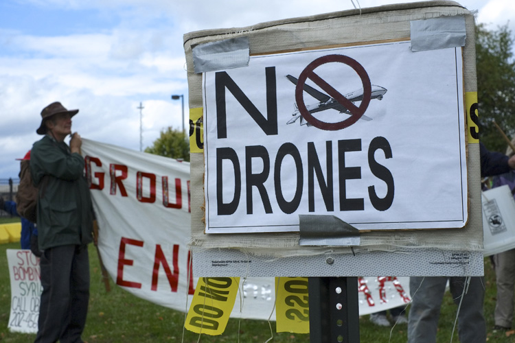 DRONE PROTEST