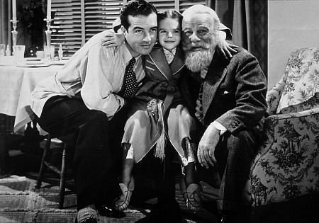 John Payne, Natalie Wood, & Edmund Gwenn in Miracle on 34th Street. Photo from imdb.com