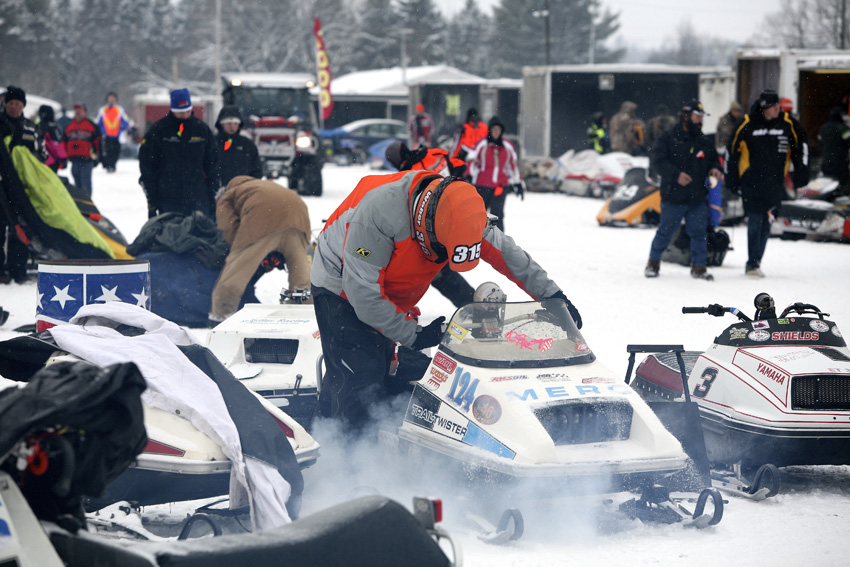 Snowmobile racing, Snow Festival, Boonville Michael Davis Photo | Syracuse New Times
