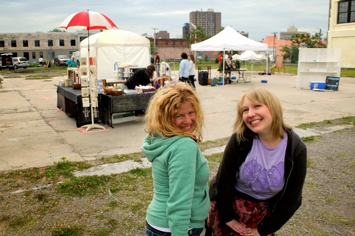Theresa Barry & Brianna Kohlbrenner organized the Funky Flea in Syracuse for four years. Photo: funkyfleasyracuse.blogspot.com