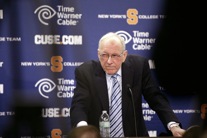 Boeheim Responds to NCAA Report. Michael Davis Photo | Syracuse New Times