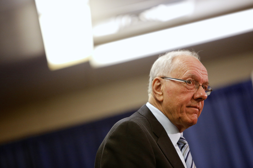 Boeheim Responds to NCAA Report. Michael Davis Photo | Syracuse New Times
