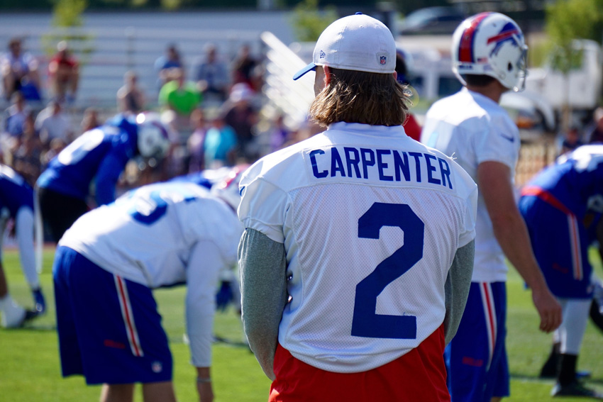 Kicker Dan Carpenter. David Armelino | Syracuse New Times