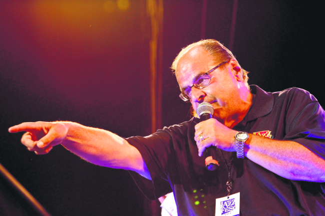 Frank Malfitano at Jazz Fest 2014.