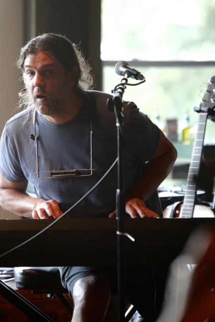 Jamie Notarthomas.JUNGLELAND BAND rehearsal at the Ridge